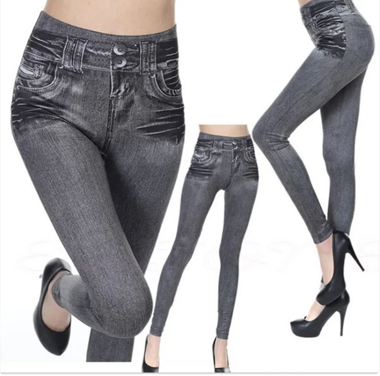 District Denim Leggings