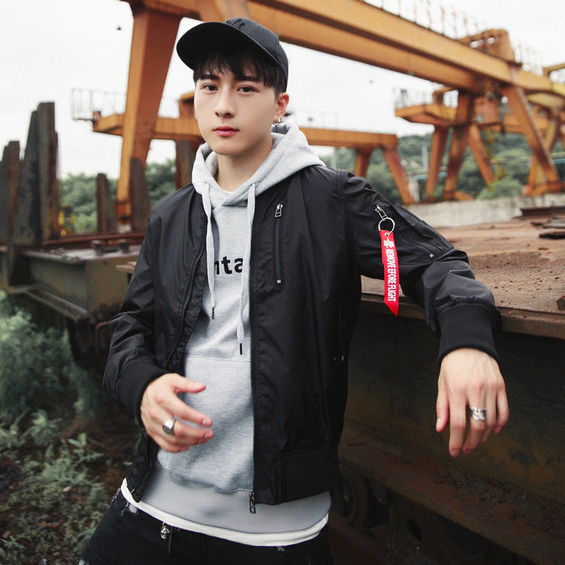 Pilot Jacket, Baseball Jacket, Men's Casual Outerwear