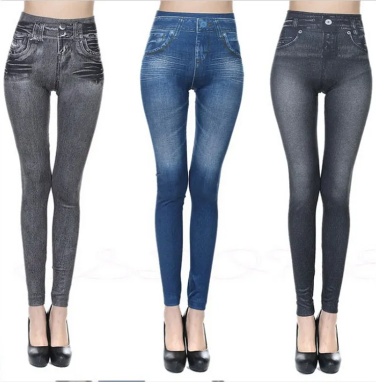 District Denim Leggings