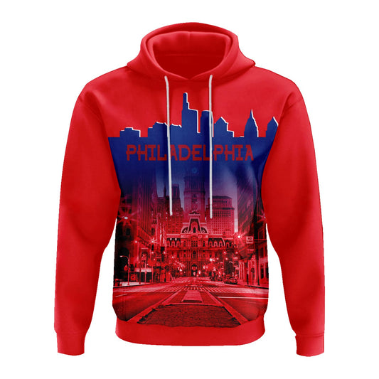ASO8TY Mens Baseball Hoodie City Night View Silhouette Skyline Sweatshirt Gifts for Fans Baseball Sweatshirt Pullover Hoodies S