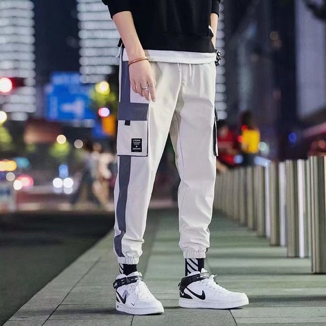 Men's Baggy Straight-Leg Casual Fashion Pants