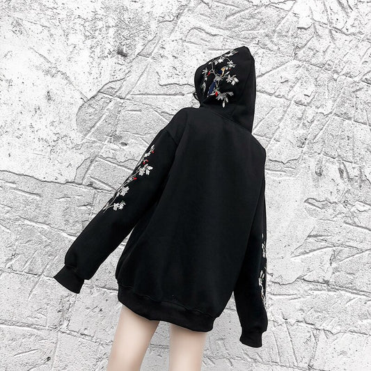 Embroidered Hoodies for Couples - Winter Style