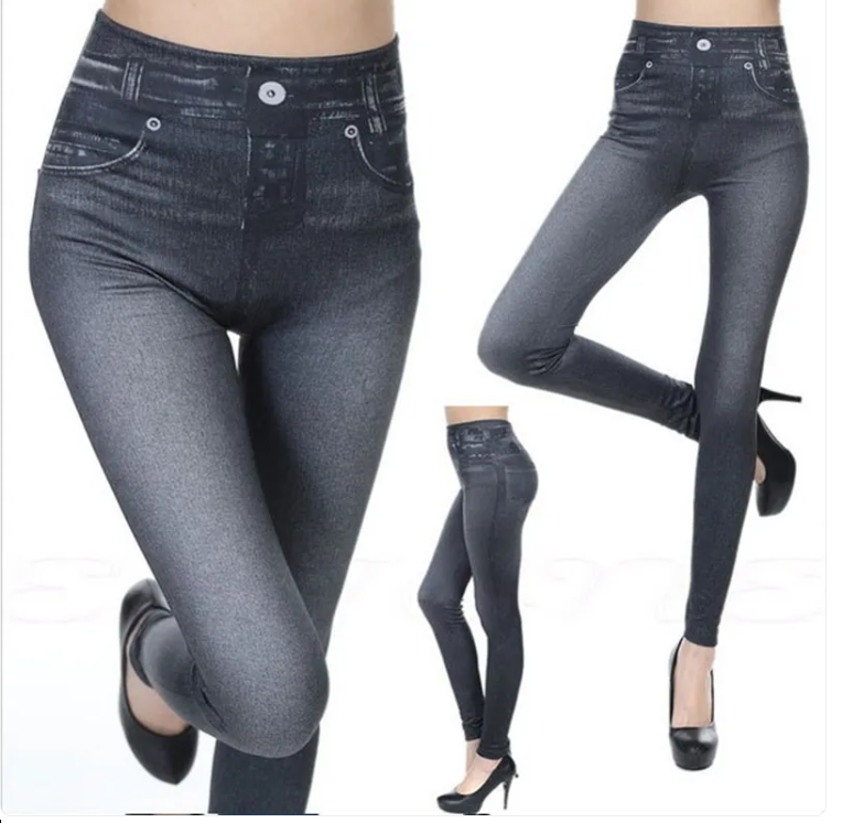 District Denim Leggings