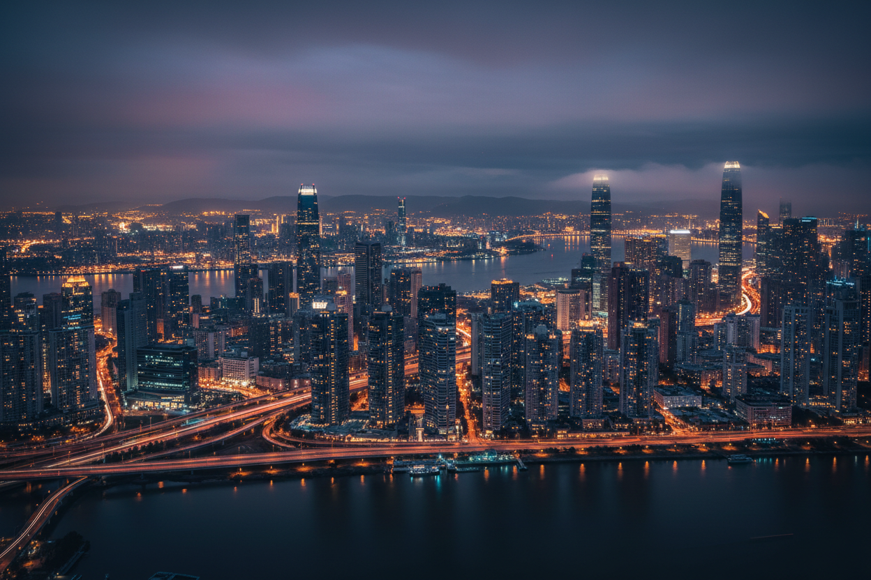 City Lights Background